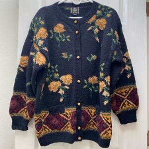 ROYAL ALPACA | 100% Alpaca Cardigan Button Down Size Medium